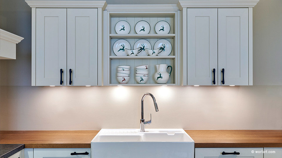 Moderne Kücheneinbauten sind zugleich klassisch und modern